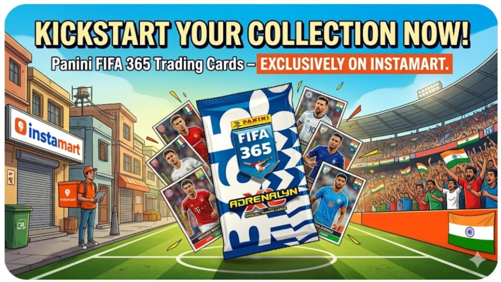 Instamart uses Panini FIFA 365 cards to build sports-led engagement on quick commerce
