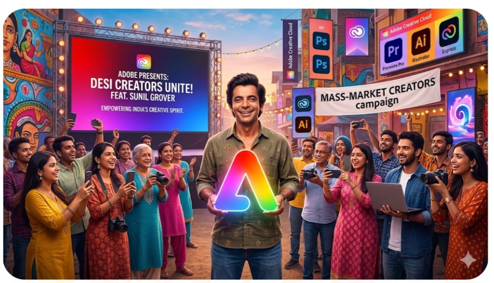 Adobe localises India push with Sunil Grover to simplify creative tools for mass users