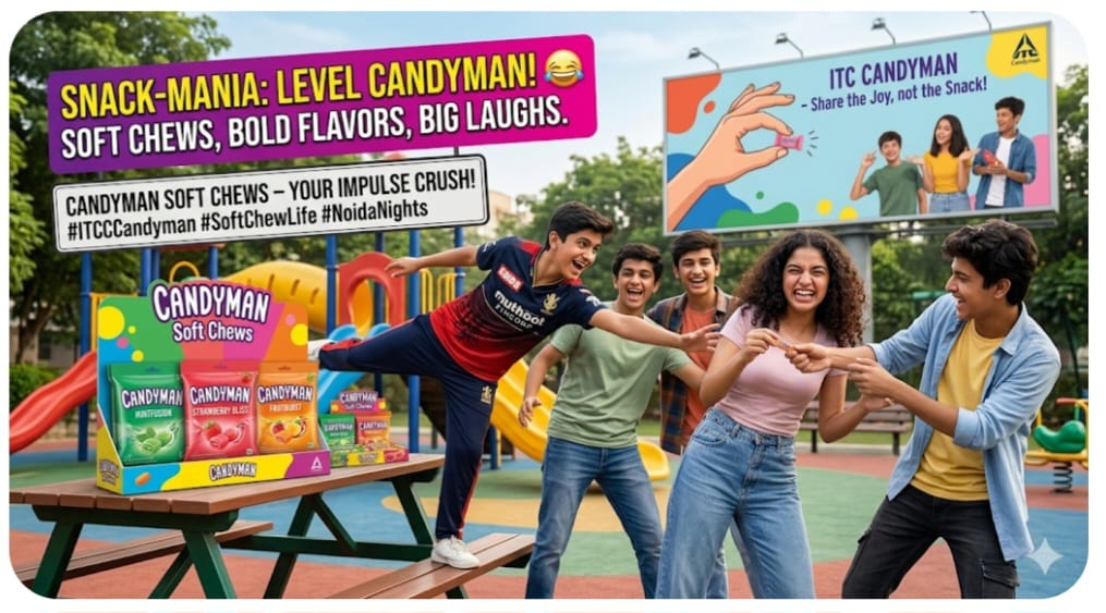 ITC Candyman’s ‘Kuch Bhi Karega’ campaign positions soft chews as impulse-led youth indulgence