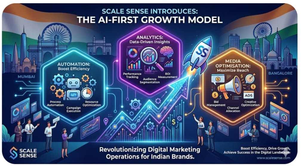Scale Sense Bets on AI-Led Growth Consulting as Indian Brands Rework Performance Marketing Playbooks