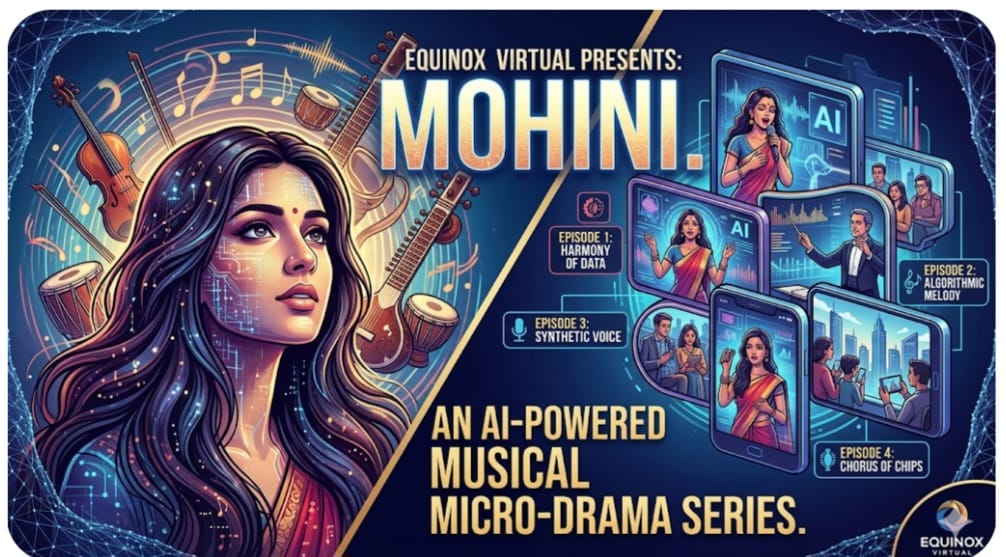 Equinox Virtual Uses AI Production Pipeline for Launch of Musical Micro-Drama Series ‘Mohini’