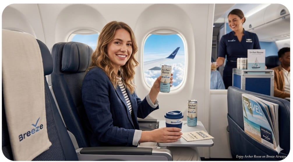Archer Roose enters airline distribution as travel emerges as a media channel for beverage brands