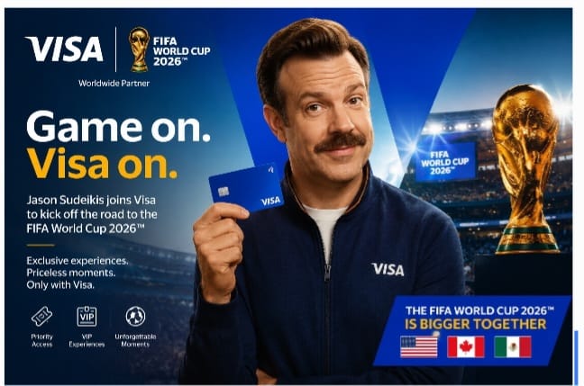 Visa Taps Jason Sudeikis Ahead of FIFA World Cup 2026 to Turn Sponsorship Into Fan Access Strategy