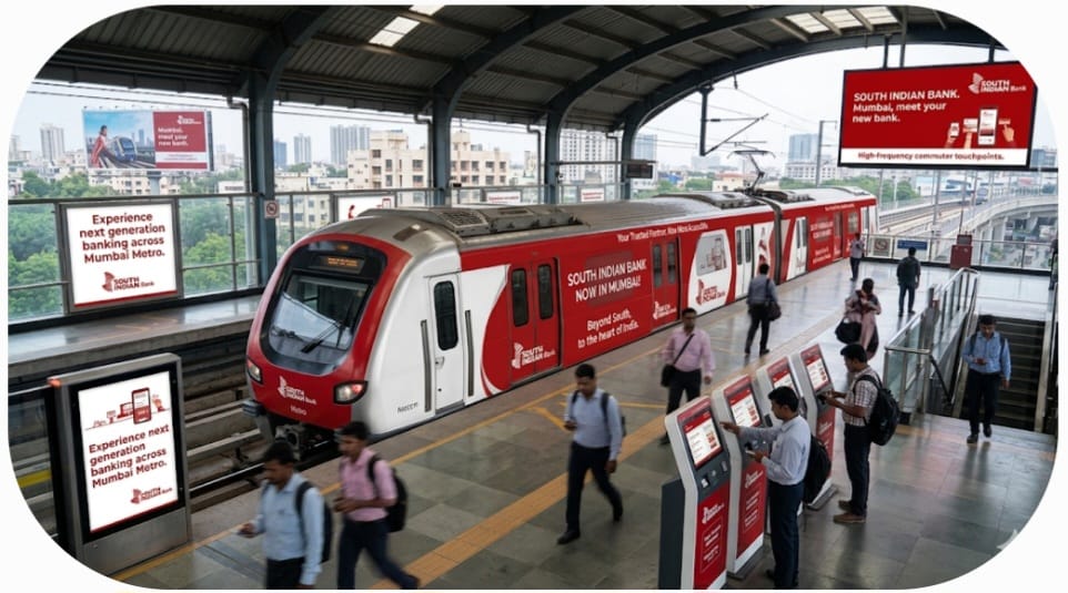 South Indian Bank Takes Over Mumbai Metro Inventory in Push for Urban Recall