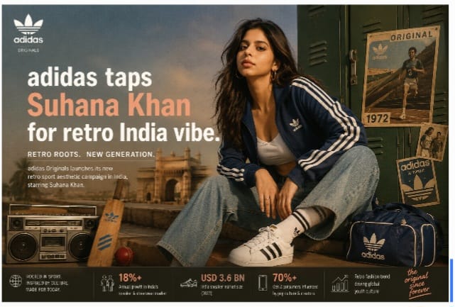 adidas Originals Bets on Retro Sport Culture With Suhana Khan