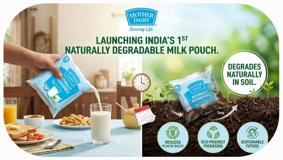 Mother Dairy Uses Packaging Innovation to Bring Sustainability Messaging Into Everyday Consumption