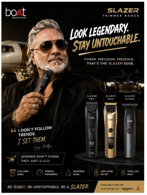 boAt Uses Lookalike Humour and Cultural Recall to Launch Slazer Grooming Range