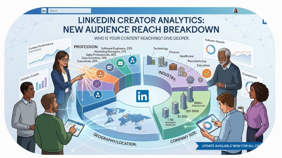 LinkedIn Expands Creator Analytics with Audience Reach Insights