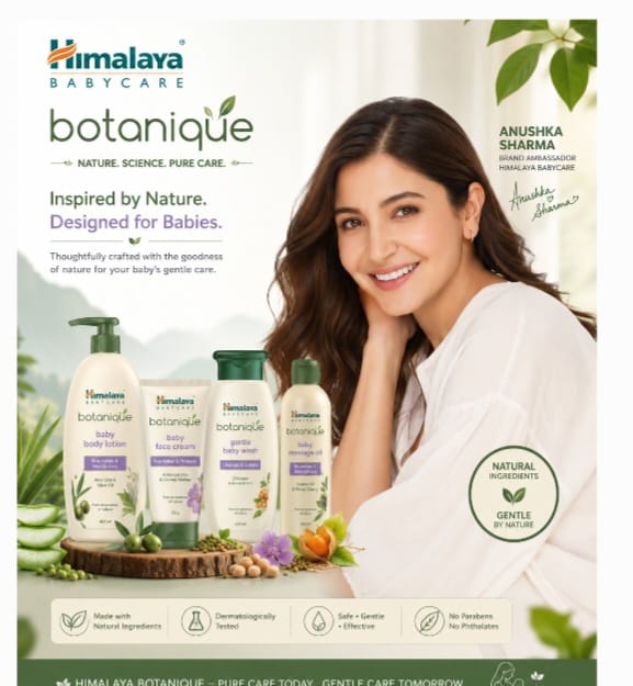 Himalaya Expands BabyCare Portfolio With Botanique Launch, Appoints Anushka Sharma to Lead Communication