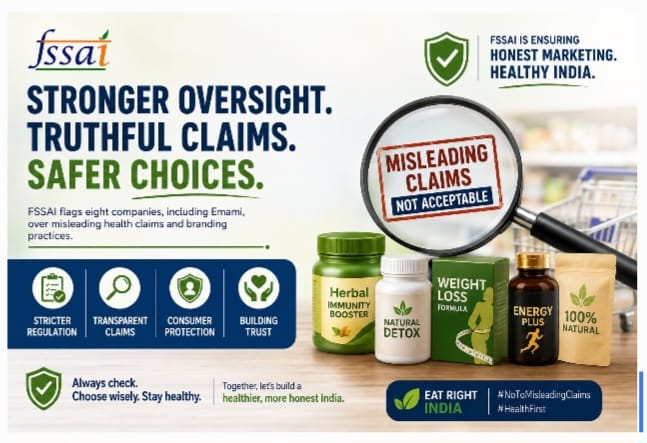 FSSAI action on eight brands puts health-claim marketing under sharper scrutiny