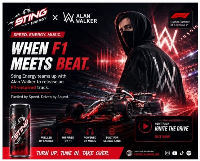 Sting turns Formula 1 partnership into branded music play with Alan Walker collaboration