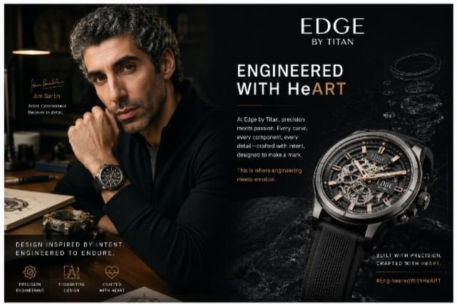 Edge by Titan Uses Jim Sarbh to Reposition Luxury Watches Around Craft and Engineering
