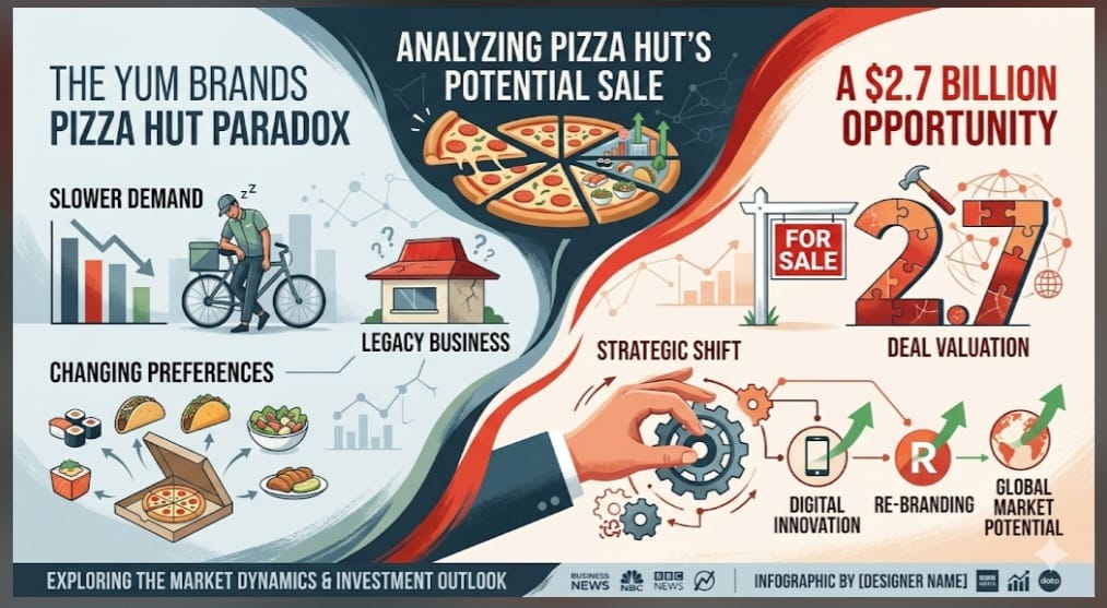 Yum Brands Explores $2.7 Billion Pizza Hut Sale as Global Demand Pressures Intensify