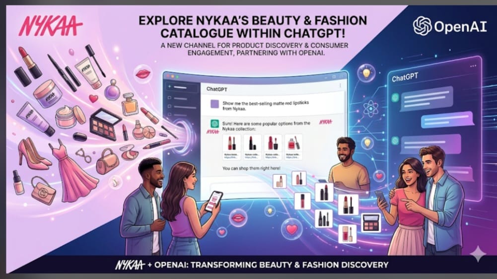 Nykaa Integrates Product Catalogue With ChatGPT, Expanding Discovery Beyond Traditional Search