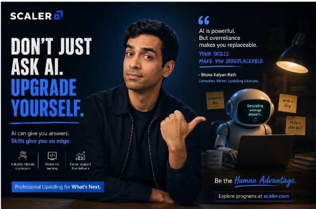 Scaler Uses Humour and AI Missteps to Reinforce the Value of Human Expertise