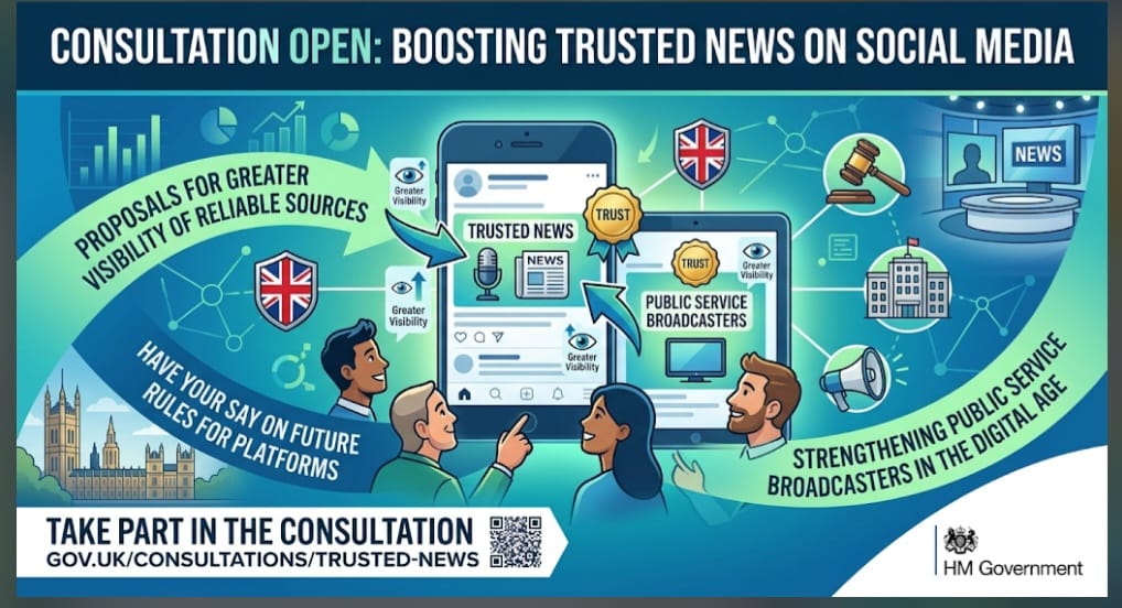 UK Considers Algorithmic Preference for Trusted News on Social Platforms