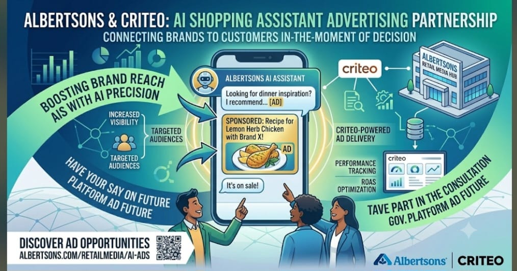 Albertsons Opens Conversational Search Inventory to Advertisers Through Criteo