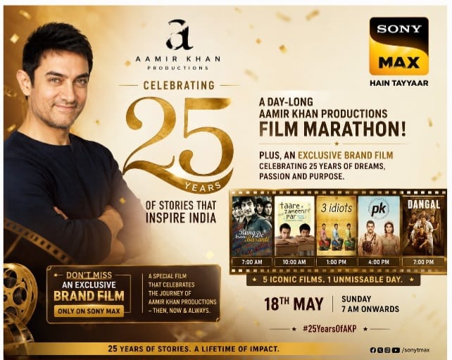 Sony MAX Uses Aamir Khan Productions Milestone to Build Event Television Around Library Content