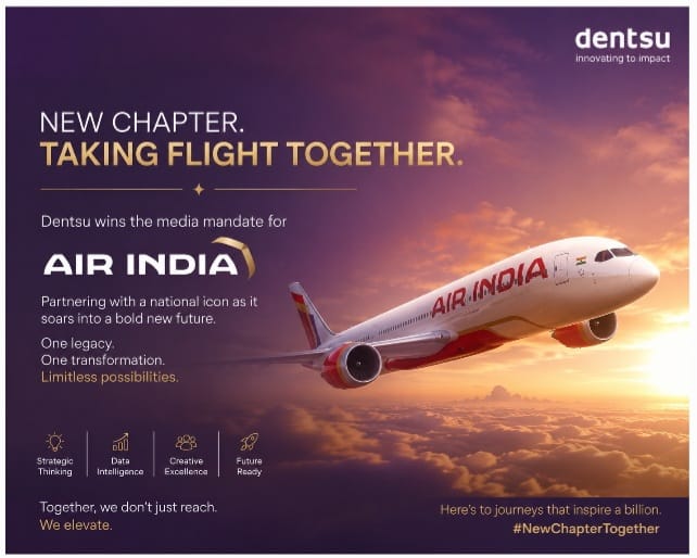 Air India Consolidates Media Buying With Dentsu as Airline Expands Global Brand Push
