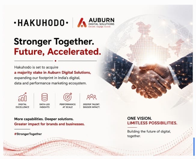 Hakuhodo Moves to Acquire Auburn Digital, Strengthening Its Data and Performance Marketing Capabilities in India