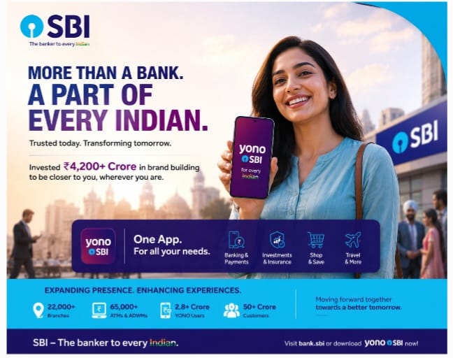 SBI Backs YONO Push with ₹4,200 Crore Advertising Outlay, Signalling Banking’s Shift to Brand-Led Digital Growth