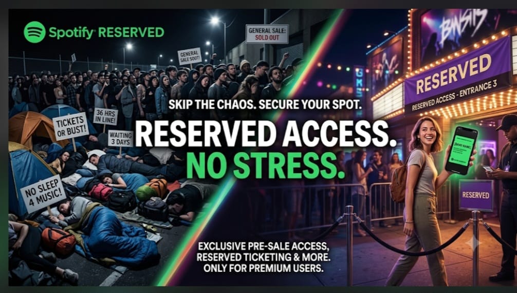 Spotify Reframes Live Music Access Around Convenience