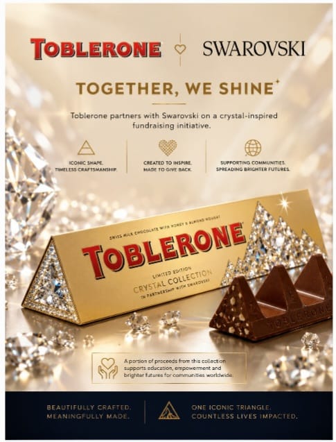 Toblerone and Swarovski Enter Into Luxury Collaboration