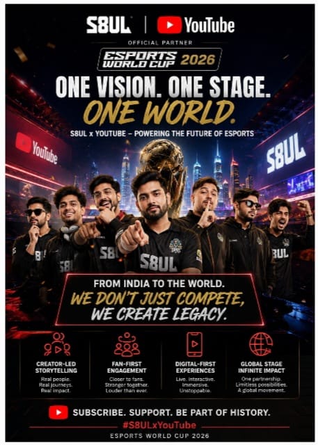S8UL Teams Up with YouTube to Turn Esports World Cup 2026 Into a Creator-First Marketing Showcase