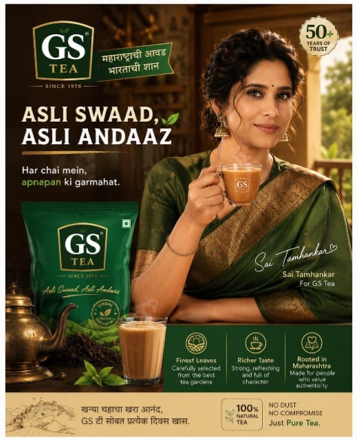 GS Tea Brews a Fresh Brand Identity with ‘Asli Swaad, Asli Andaaz’, Taps Sai Tamhankar