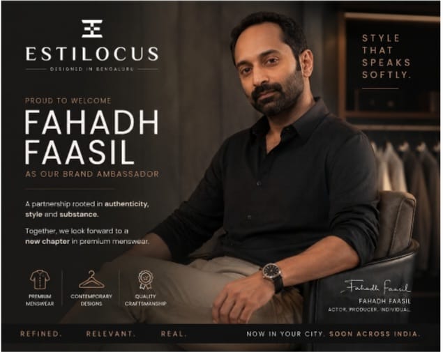 Estilocus Bets on Fahadh Faasil to Power Its Pan-India Menswear Ambitions