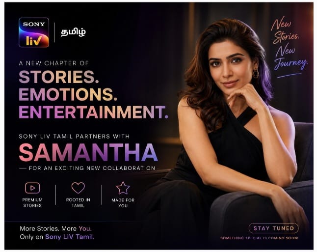 Sony LIV Tamil Teams Up with Samantha