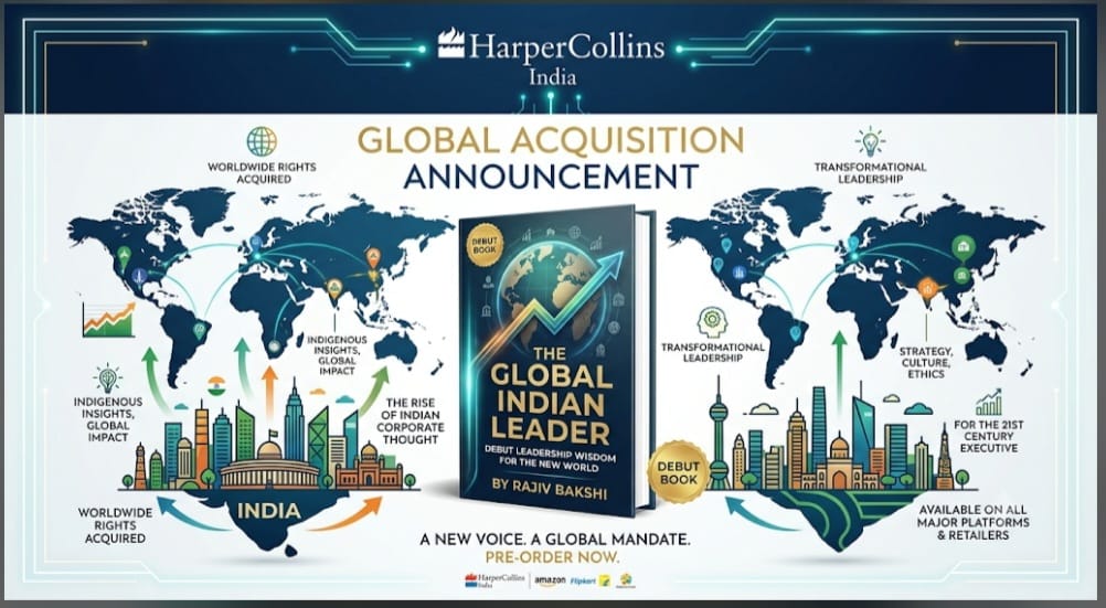 HarperCollins India Bets on Executive Leadership with Deal for Rajiv Bakshi’s Debut Book