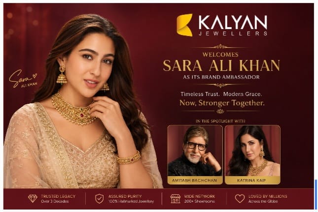 Kalyan Jewellers Expands Its Celebrity Playbook with Sara Ali Khan