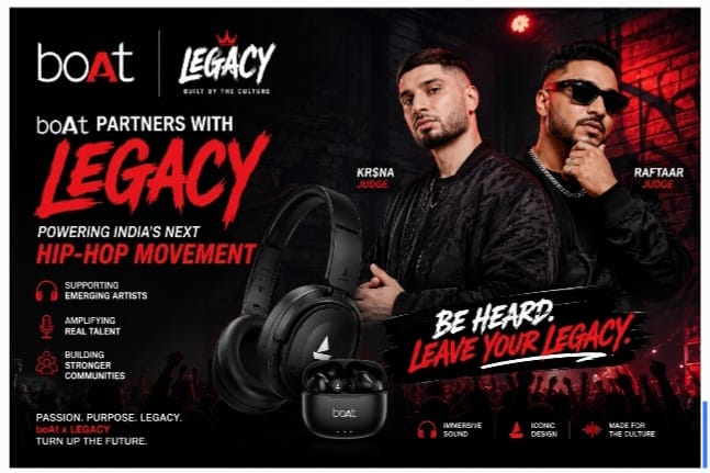 boAt Taps India’s Hip-Hop Wave Through Legacy Partnership