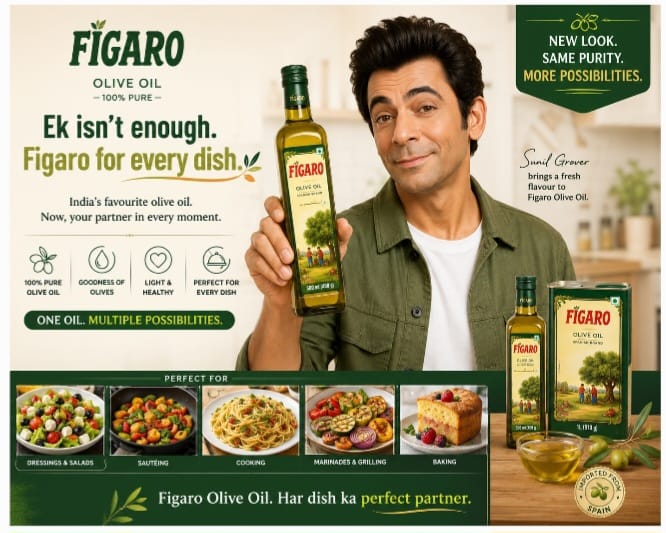 Figaro Repositions Beyond Cooking Oil with Sunil Grover