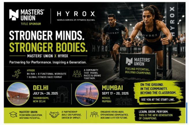 Masters’ Union Enters the Fitness Arena as HYROX Title Sponsor