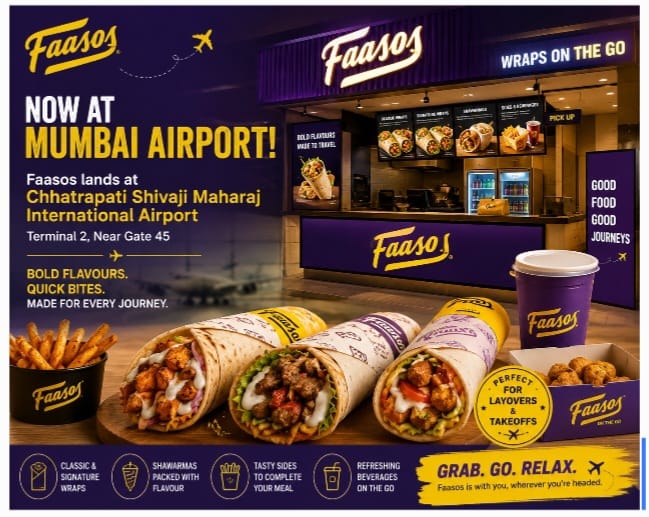 Faasos Lands at Mumbai T2