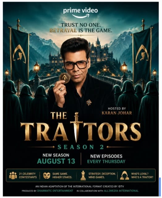 Prime Video Doubles Down on Reality IP as The Traitors Returns for Season Two