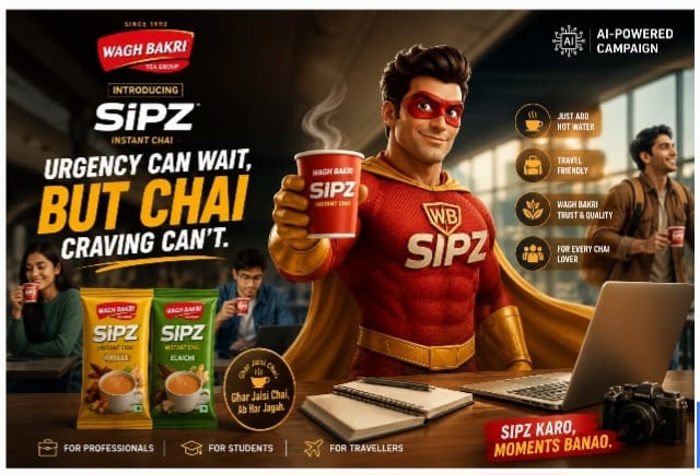 Wagh Bakri Blends AI with Instant Chai with SIPZ Campaign