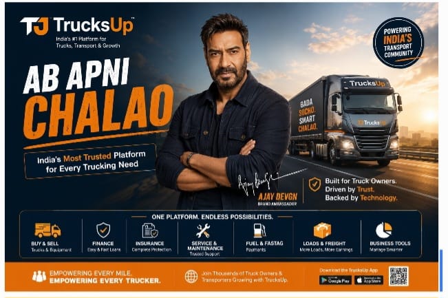 TrucksUp Ropes in Ajay Devgn to Drive Digital Adoption