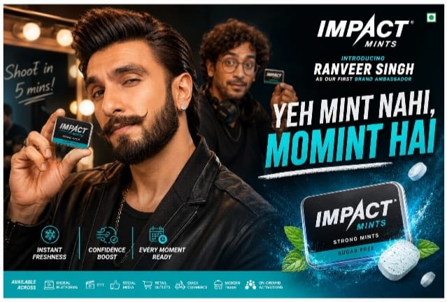 Impact Mints Makes Its Celebrity Debut with Ranveer Singh