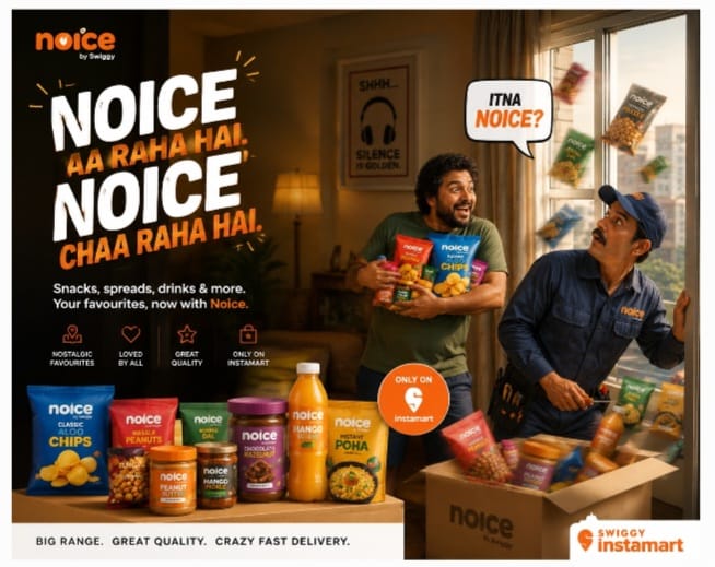 Swiggy’s Noice Amplifies Brand Recall