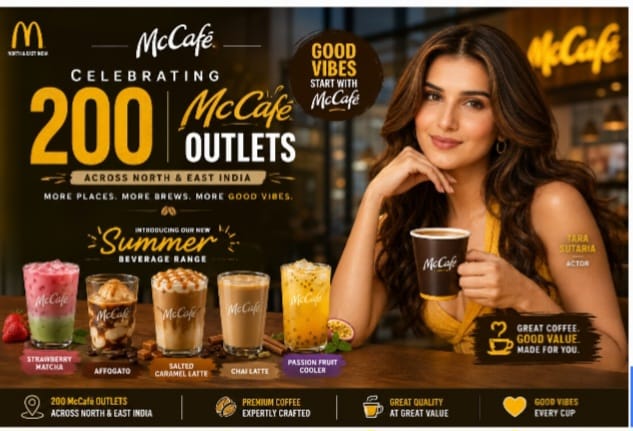McDonald’s Scales McCafé to 200 Outlets, Strengthens India’s Affordable Coffee Play