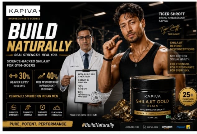 Kapiva Repositions Shilajit for the Fitness Generation with Tiger Shroff