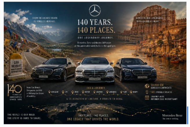 Mercedes-Benz Puts India at the Heart of Its Global 140-Year Brand Journey