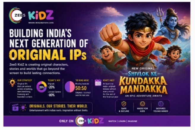 ZEE5 KidZ Bets on Original Indian IP to Build the Next Generation of Children's Entertainment