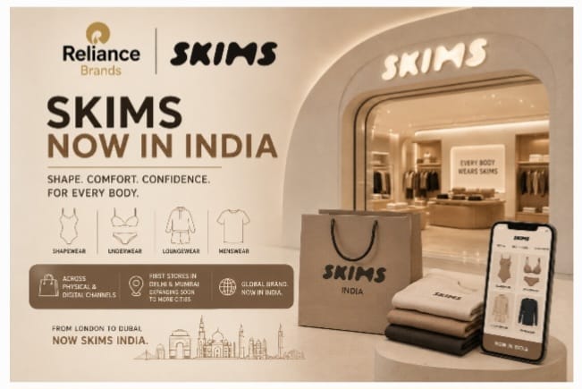 Reliance Brands Brings SKIMS to India, Betting on Premium Fashion
