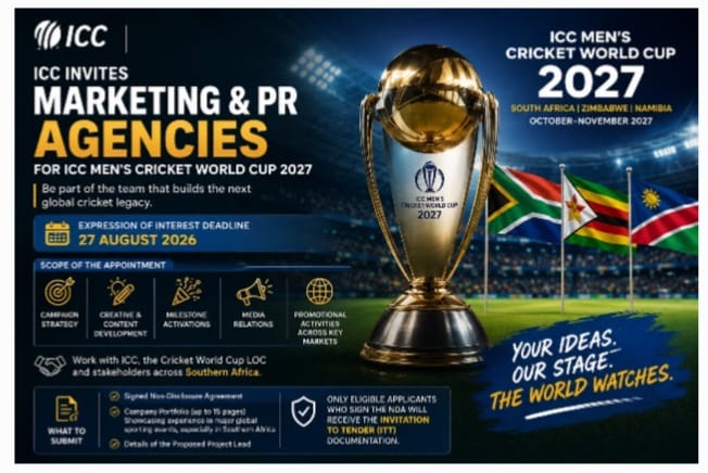 ICC Opens Agency Hunt for 2027 World Cup