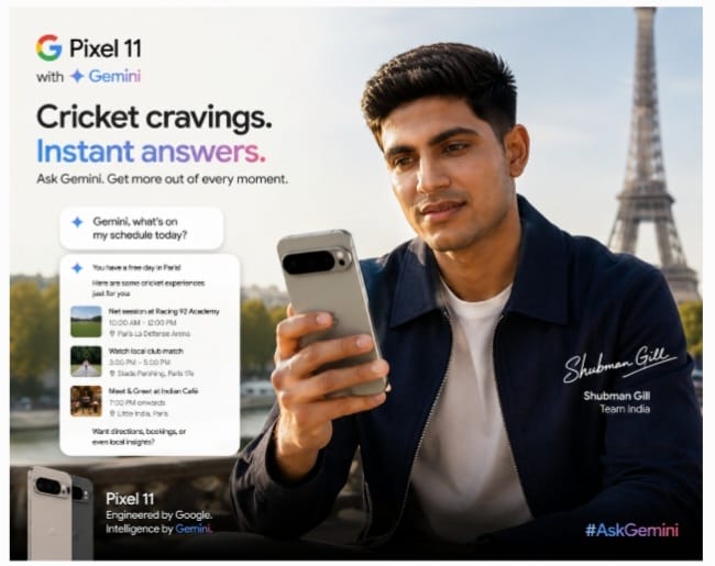 Google’s Pixel 11 Campaign Turns Cricket Nostalgia Into a Gemini Showcase