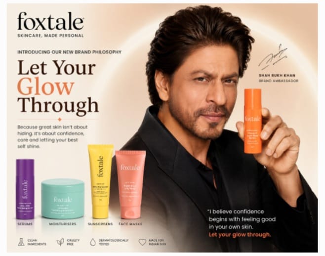 Foxtale Elevates Growth Story with Shah Rukh Khan